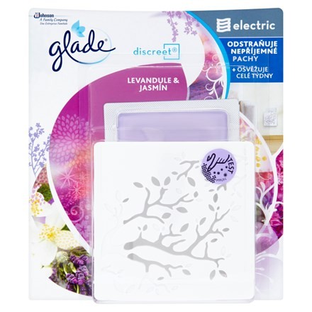 Glade Discreet Electric Levand+jasmín Glade Discreet Electric Levand+jasmín - Drogerie Osvěžovače a svíčky Elektrické